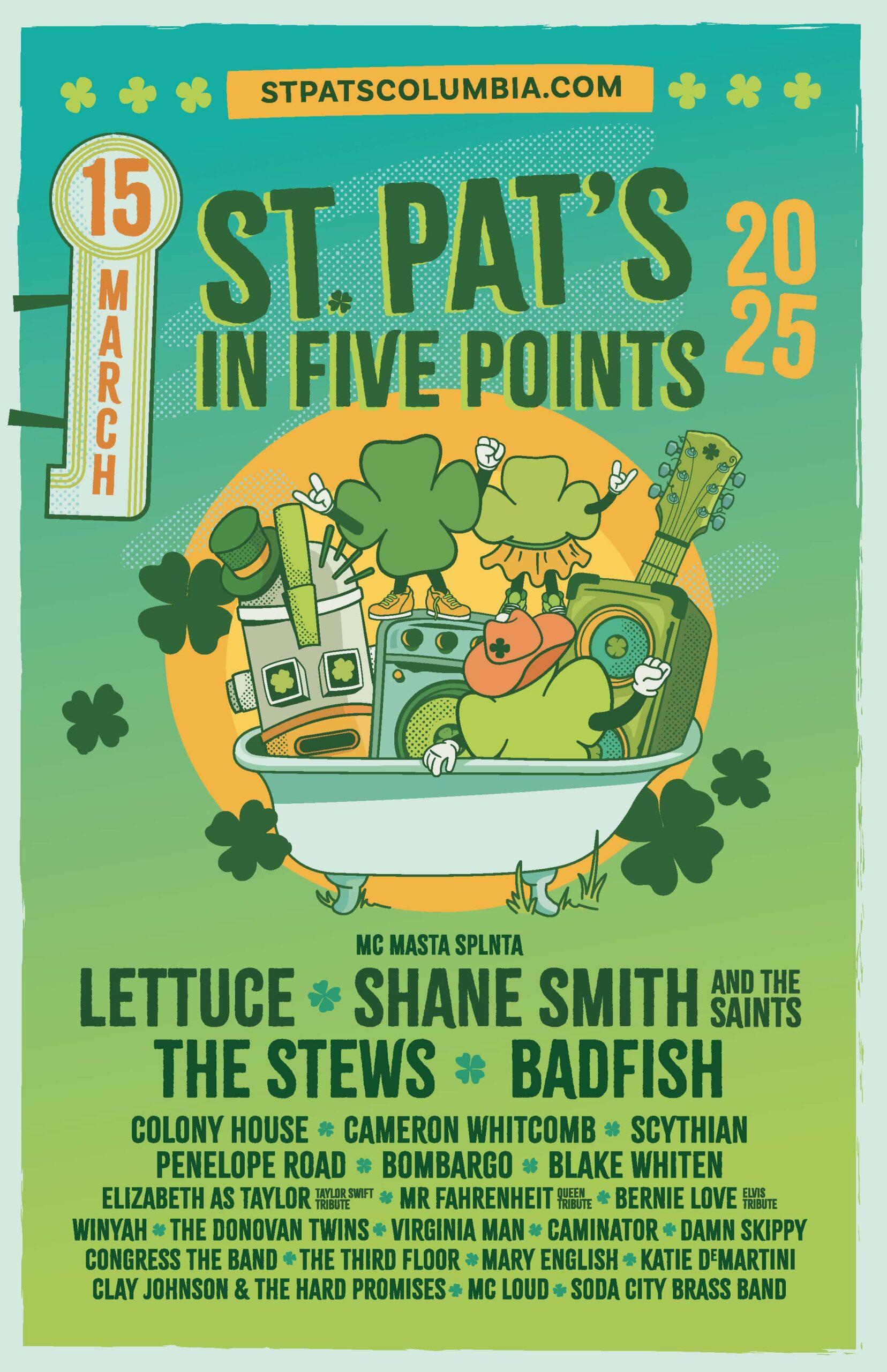 st-pats-25-band-poster-11x17-v.5